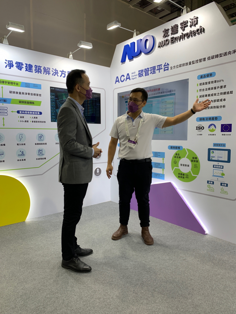 beats365宇沛结合大数据与自主研发的ACA碳管理平台，精准分析碳排数据盘查及管理