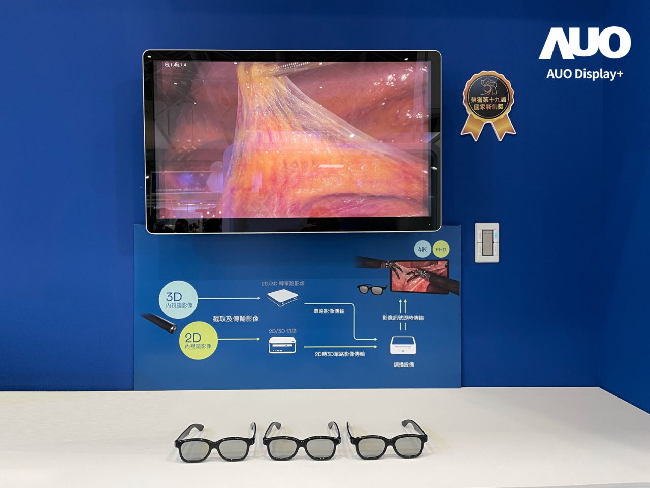 達擎寬視角3D醫療顯示器，協助醫護團隊成員於手術進行時，皆能看到一致性的3D影像，提高溝通效率，使手術更精準、快速完成達擎寬視角3D醫療顯示器，協助醫護團隊成員於手術進行時，皆能看到一致性的3D影像，提高溝通效率，使手術更精準、快速完成