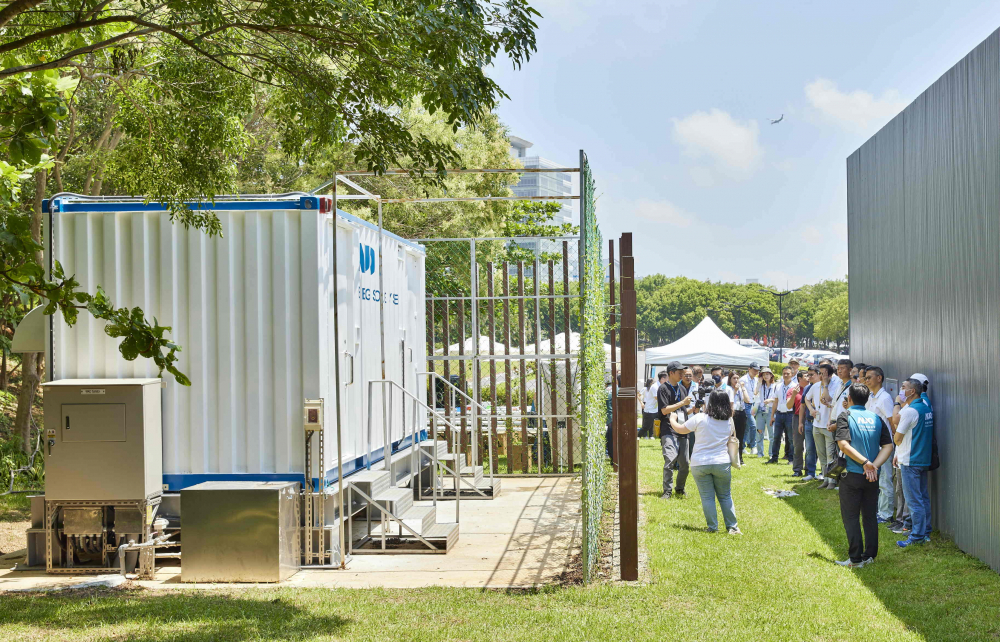 友達西大墩窯文化館建置屋頂全綠電及儲能櫃，為兼具創能儲能的永續綠能場域