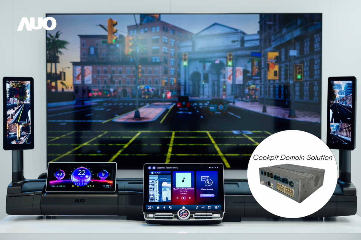 友達「智慧座艙域控解決方案」可做為車內運算的核心平台，驅動創新人機介面與豐富的座艙應用，獲得台灣精品標誌肯定