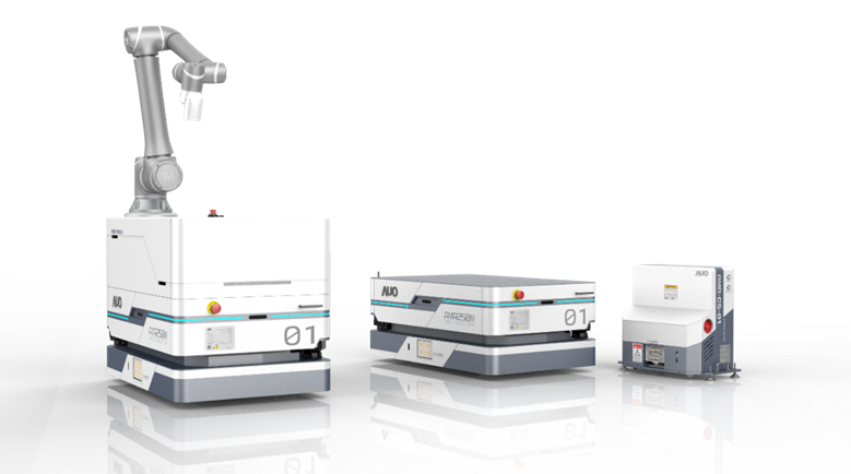 友達數位開發的自主式移動機器人（AMR250M），搭配全向輪並結合AI演算法、2D LiDAR、3D攝影機等技術，協助客戶實現產線全自動化